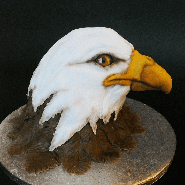 Admirable Bald Eagle Cake Design