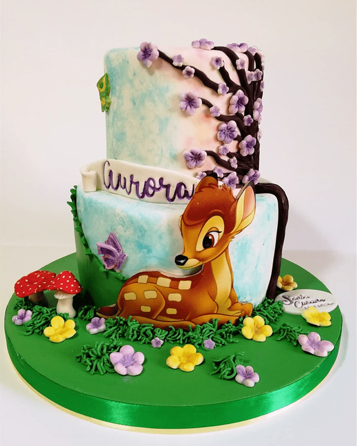 Admirable Bambi Cake Design