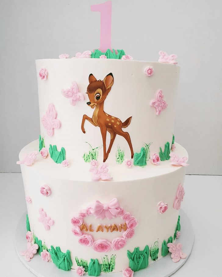 Fetching Bambi Cake