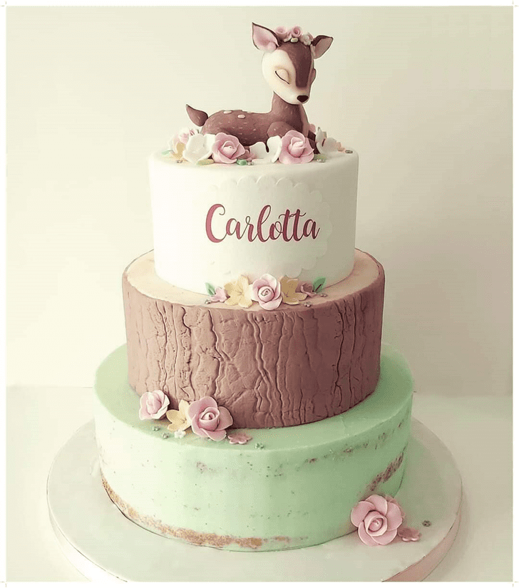 Graceful Bambi Cake