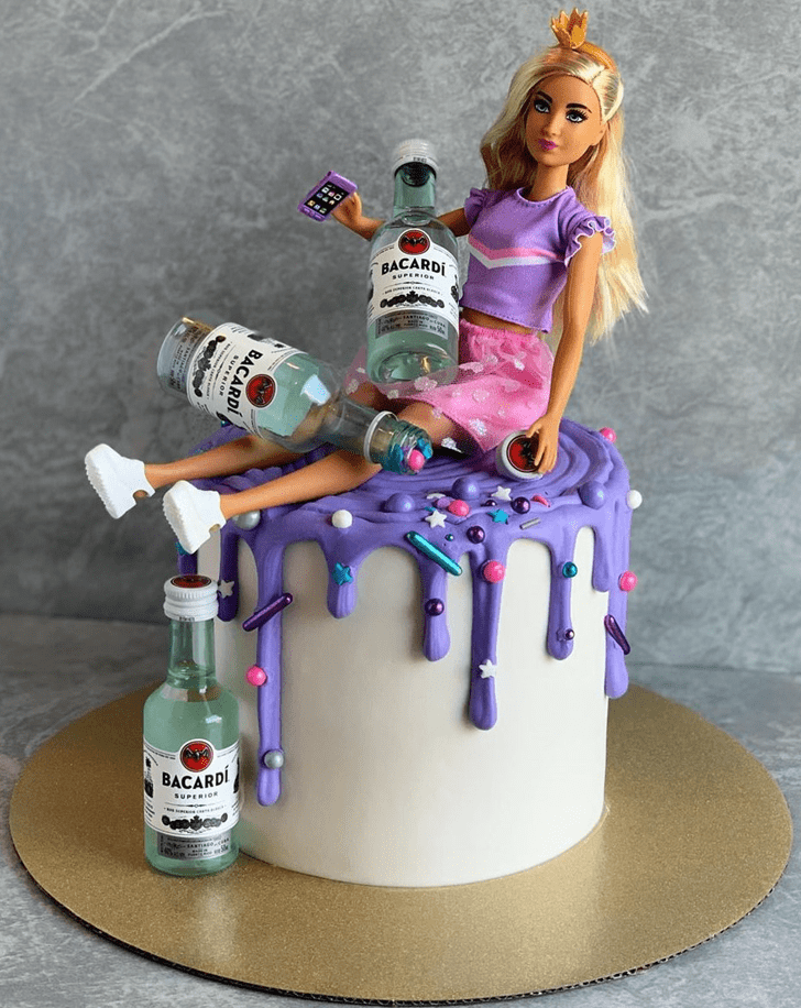 Alluring Barbie Cake