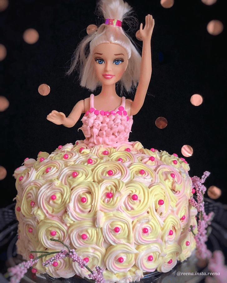 Delicate Barbie Cake