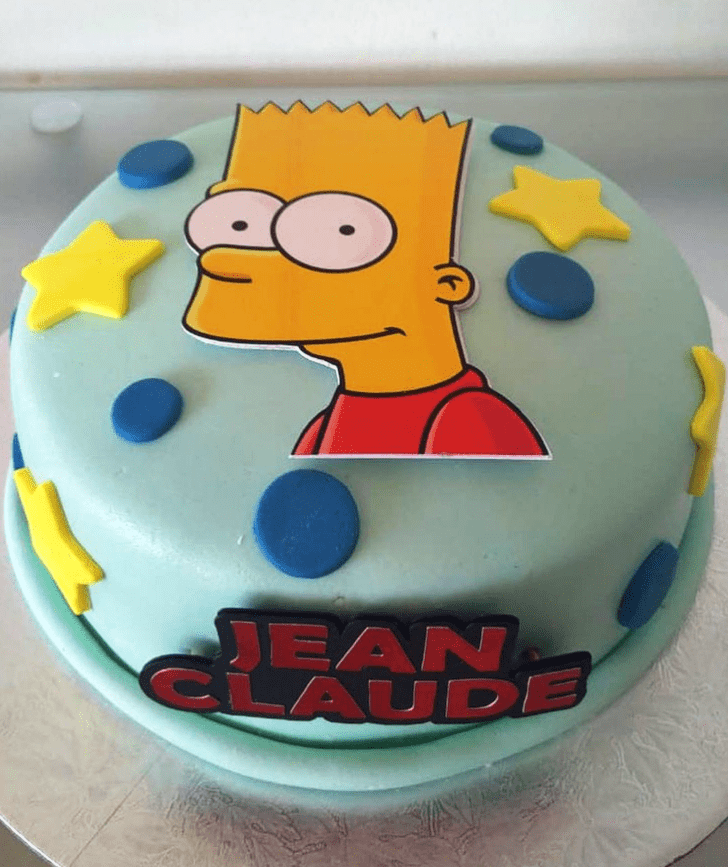 Bewitching Bart Simpson Cake