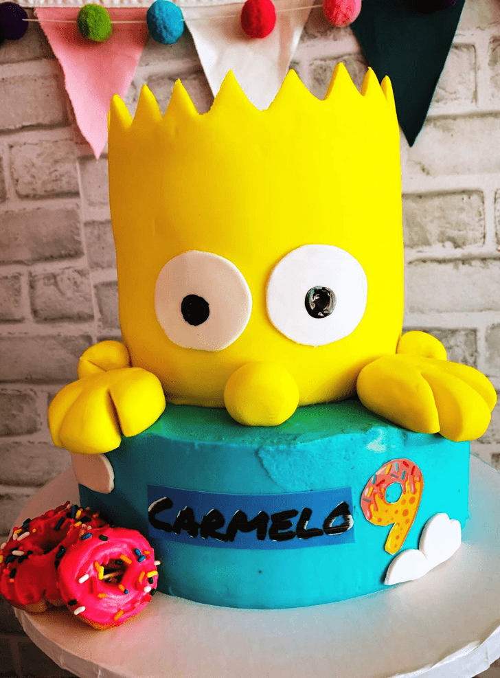Fine Bart Simpson Cake