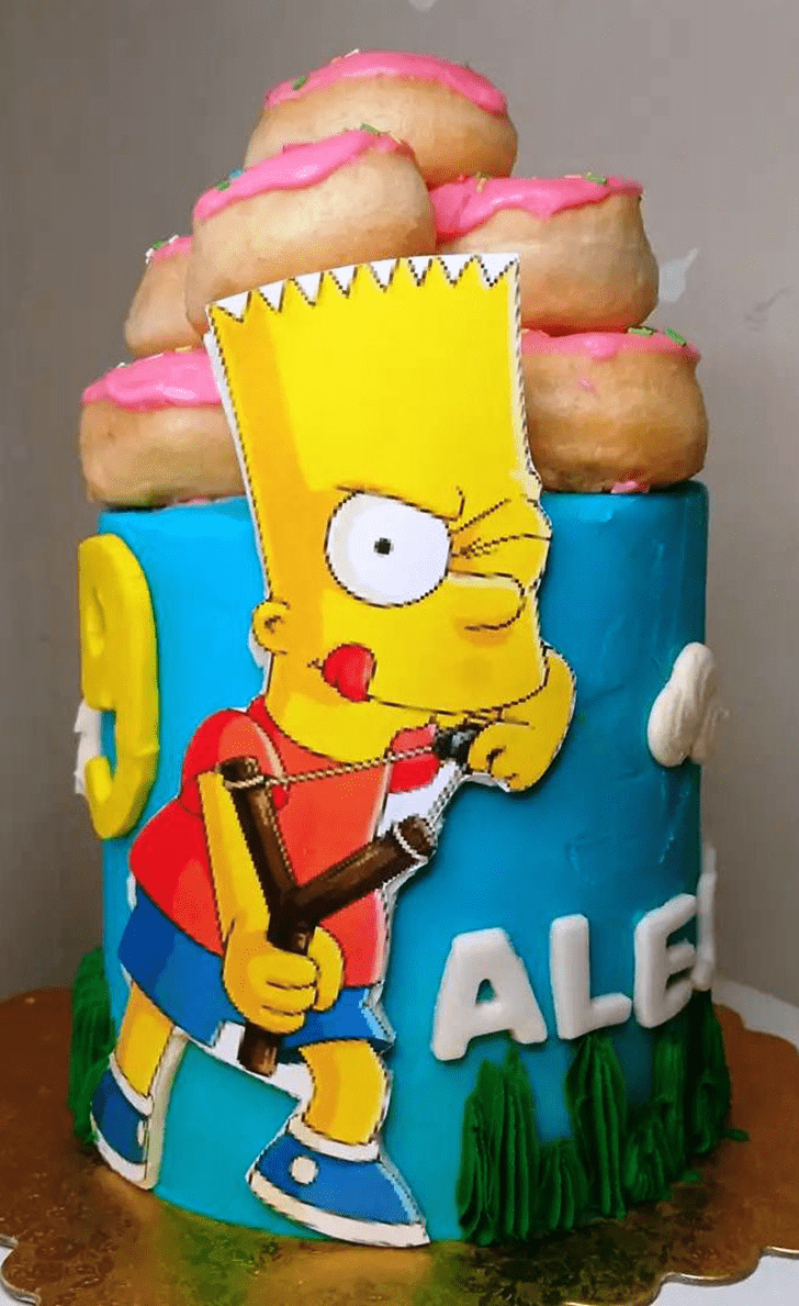 Nice Bart Simpson Cake