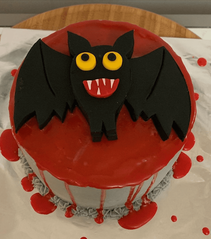 Alluring Bat Cake