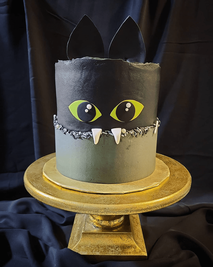Inviting Bat Cake