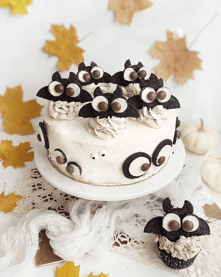 Shapely Bat Cake