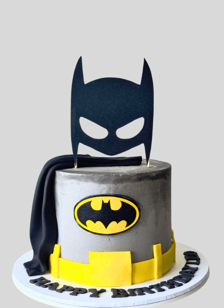 Alluring Batman Cake