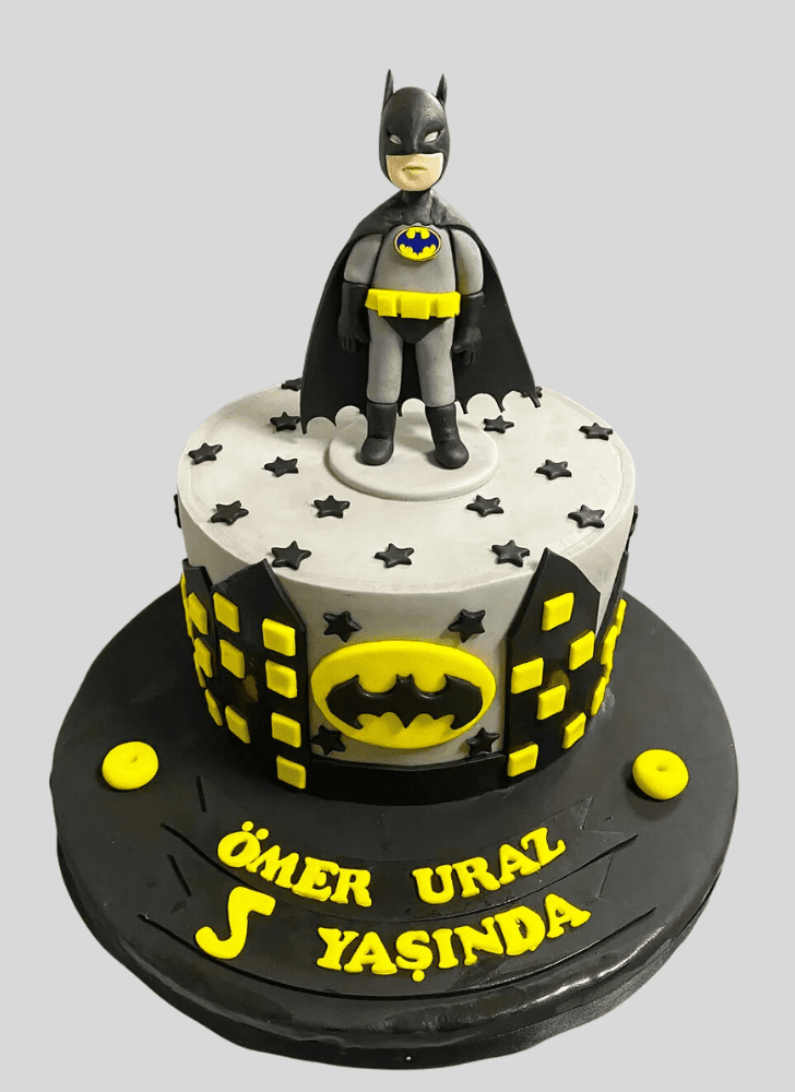 Delicate Batman Cake