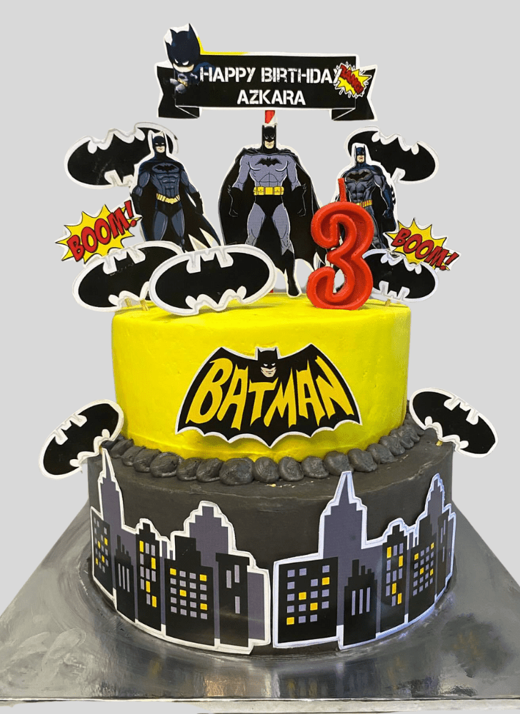 Fascinating Batman Cake