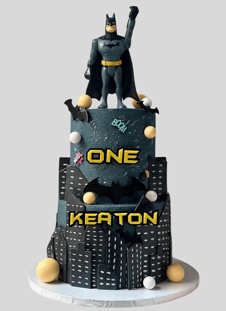 Handsome Batman Cake