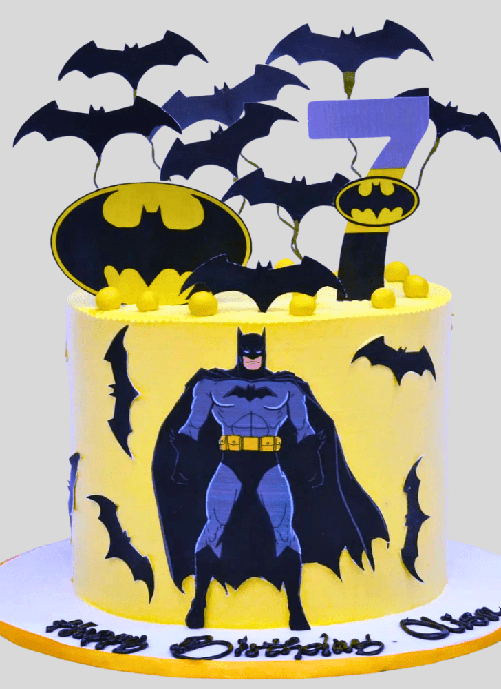 Inviting Batman Cake