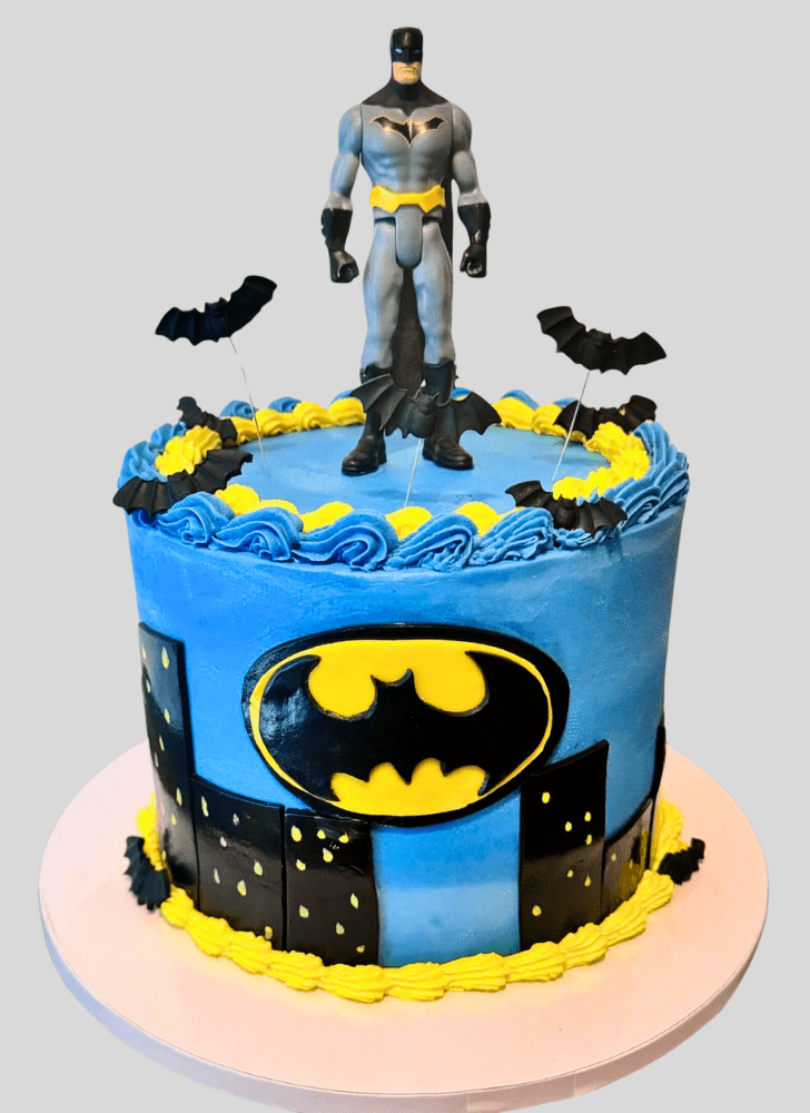 Shapely Batman Cake