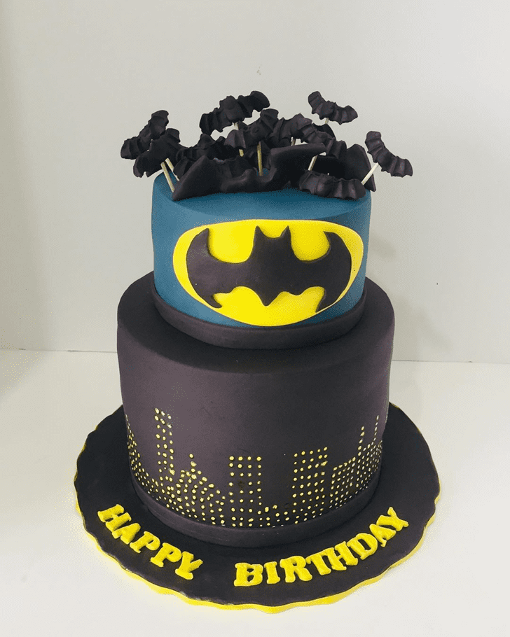 Delicate Batman Cake