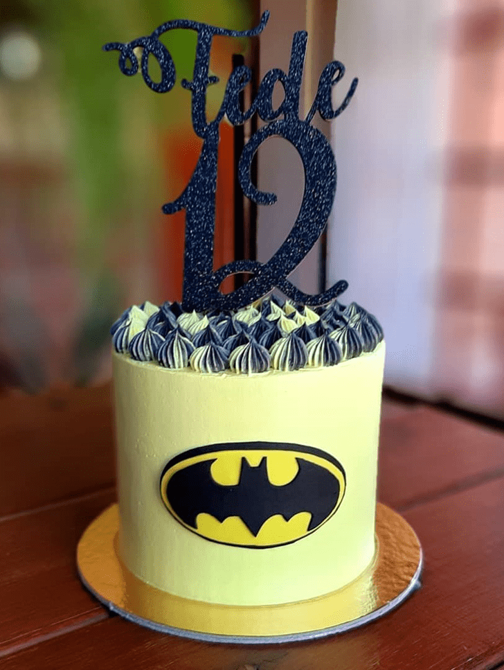Delightful Batman Cake