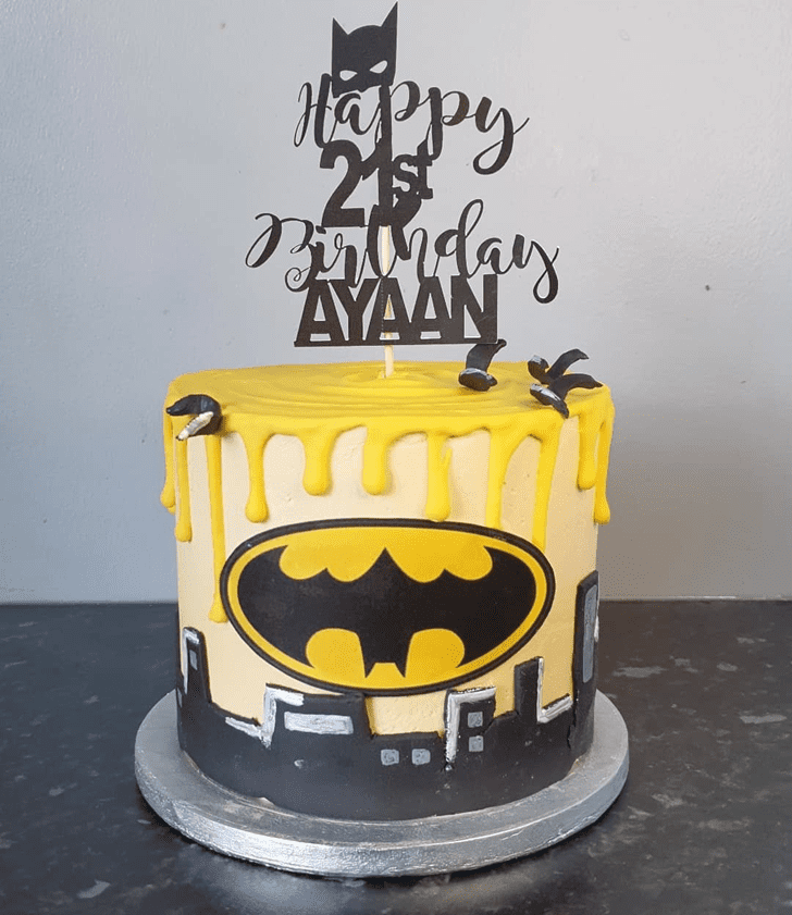 Enticing Batman Cake