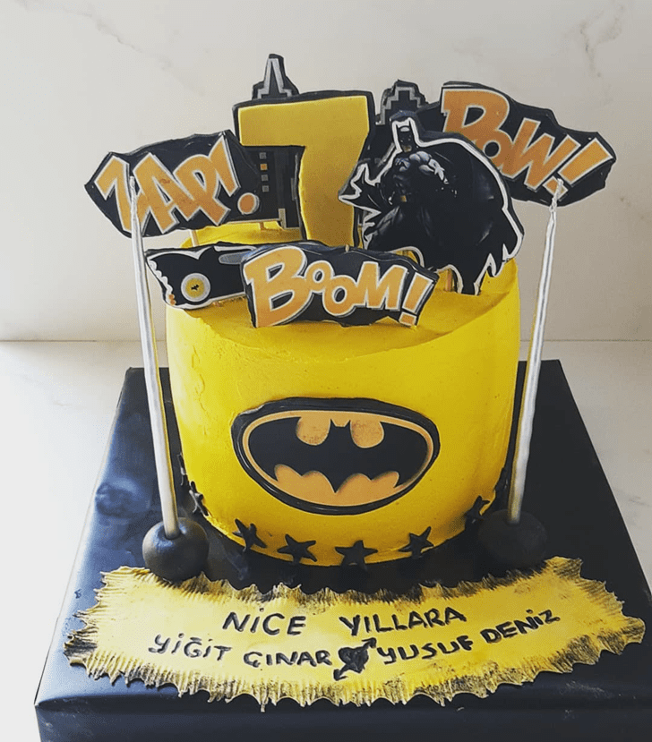 Handsome Batman Cake