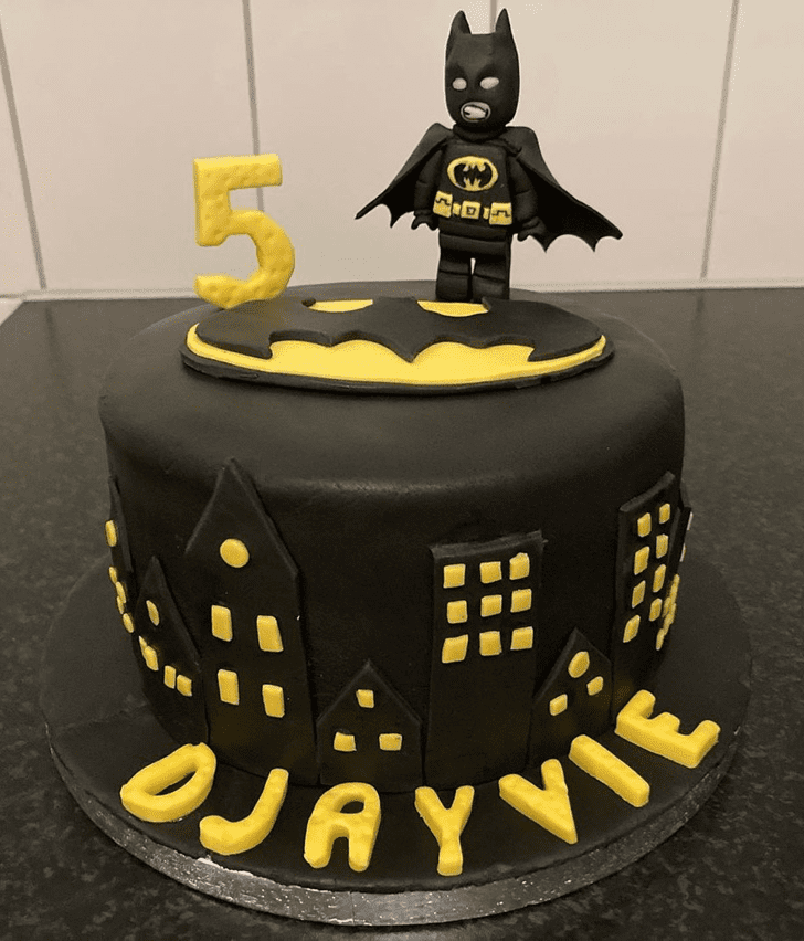 Shapely Batman Cake