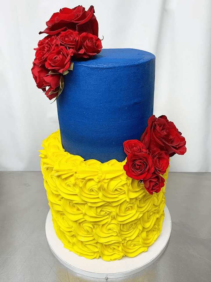 Alluring Beauty and the Beast Cake
