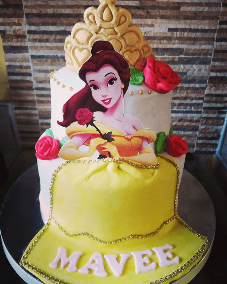 Captivating Beauty and the Beast Cake