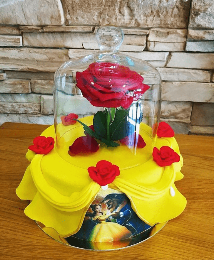 Charming Beauty and the Beast Cake