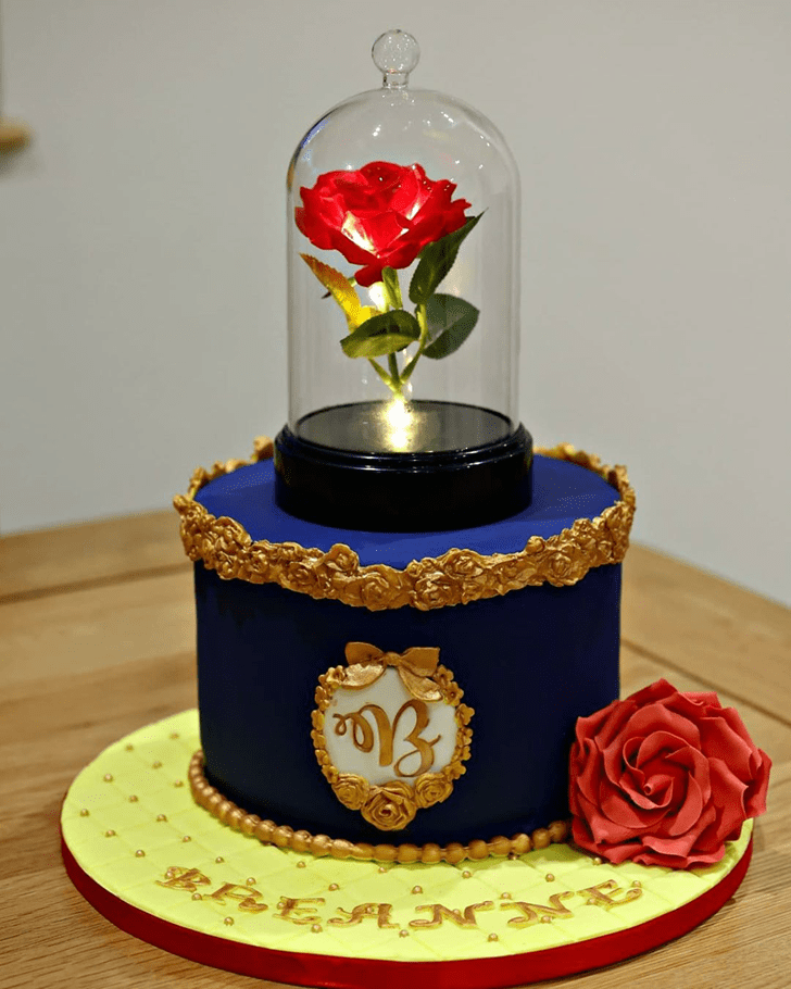 Dazzling Beauty and the Beast Cake