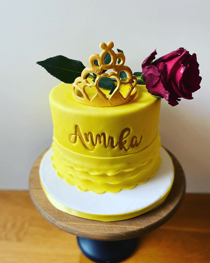Delicate Beauty and the Beast Cake