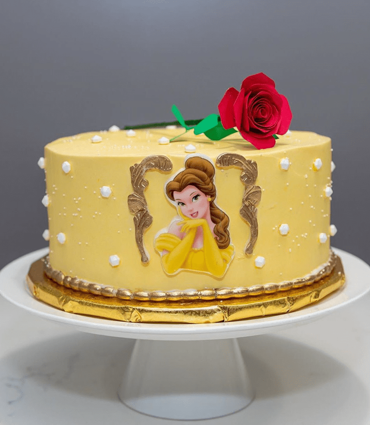 Enthralling Beauty and the Beast Cake