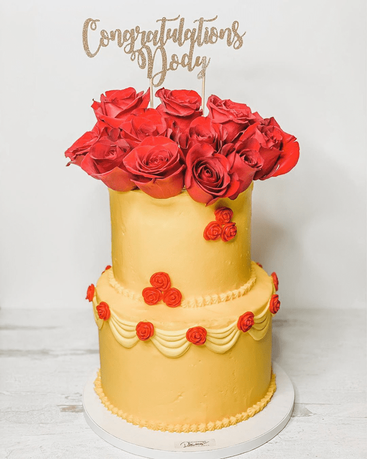 Marvelous Beauty and the Beast Cake