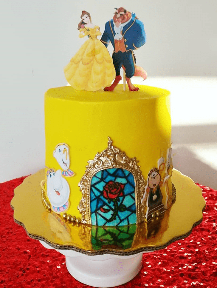 Pleasing Beauty and the Beast Cake