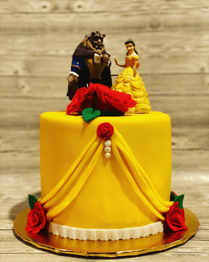 Pretty Beauty and the Beast Cake