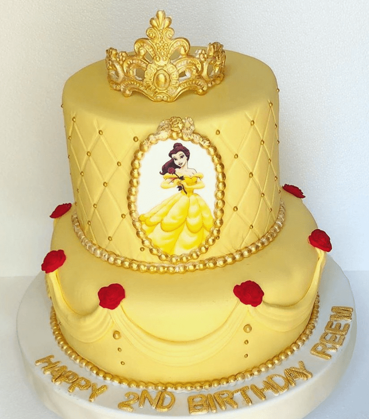 Shapely Beauty and the Beast Cake