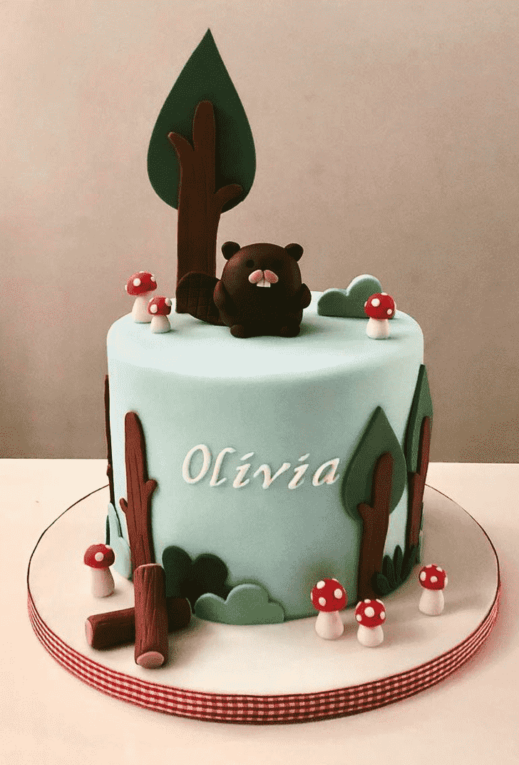Alluring Beaver Cake