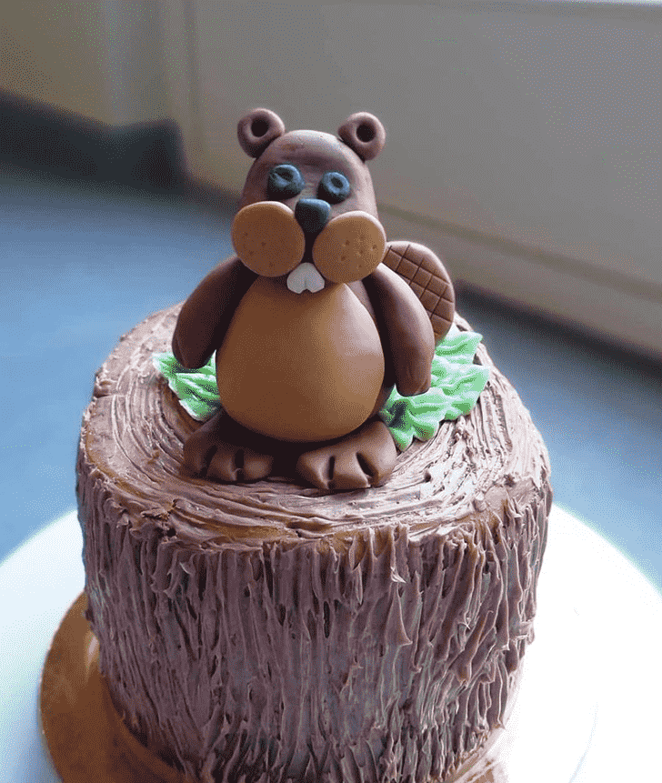 Enticing Beaver Cake
