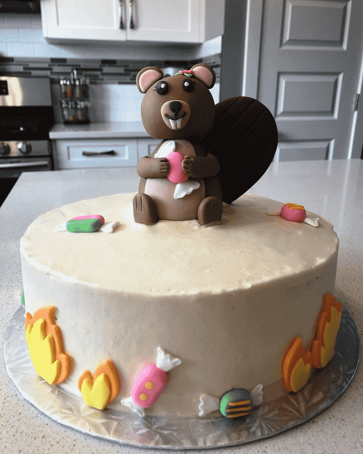 Exquisite Beaver Cake