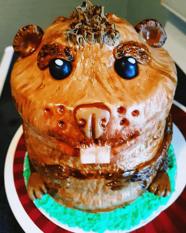 Wonderful Beaver Cake Design