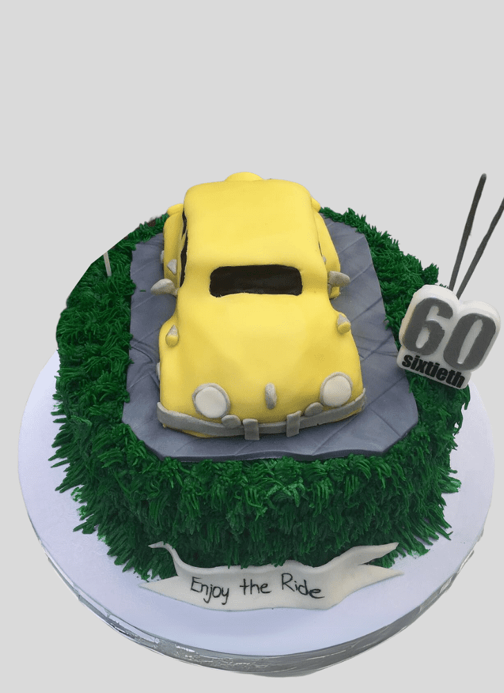 Angelic Beetle Car Cake