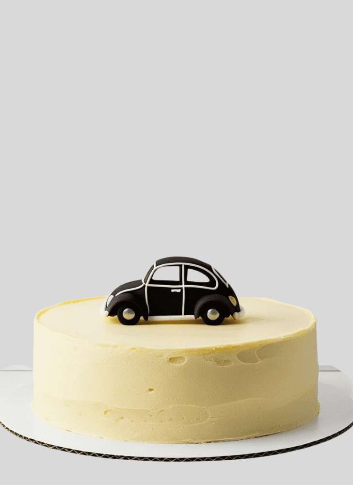 Cute Beetle Car Cake