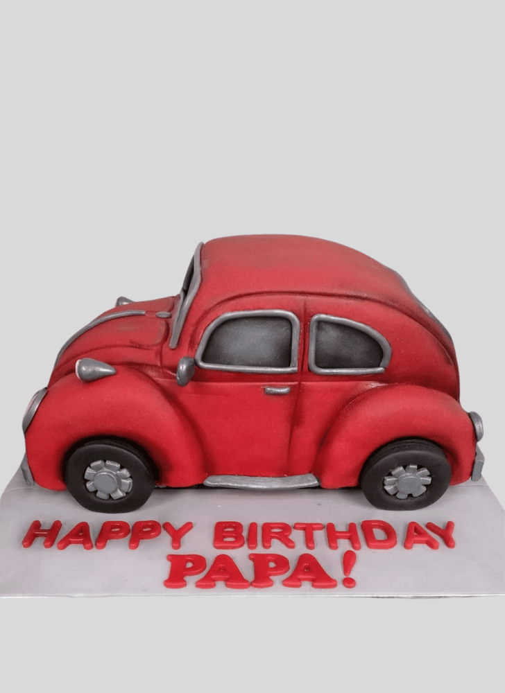 Dazzling Beetle Car Cake