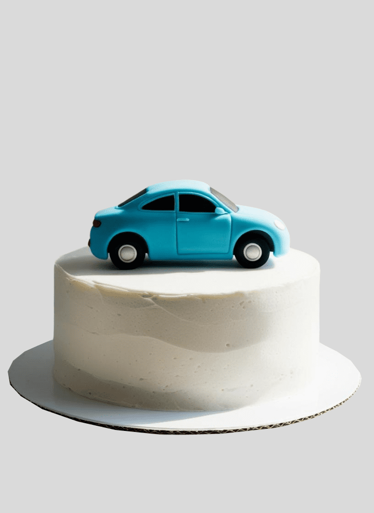 Enticing Beetle Car Cake