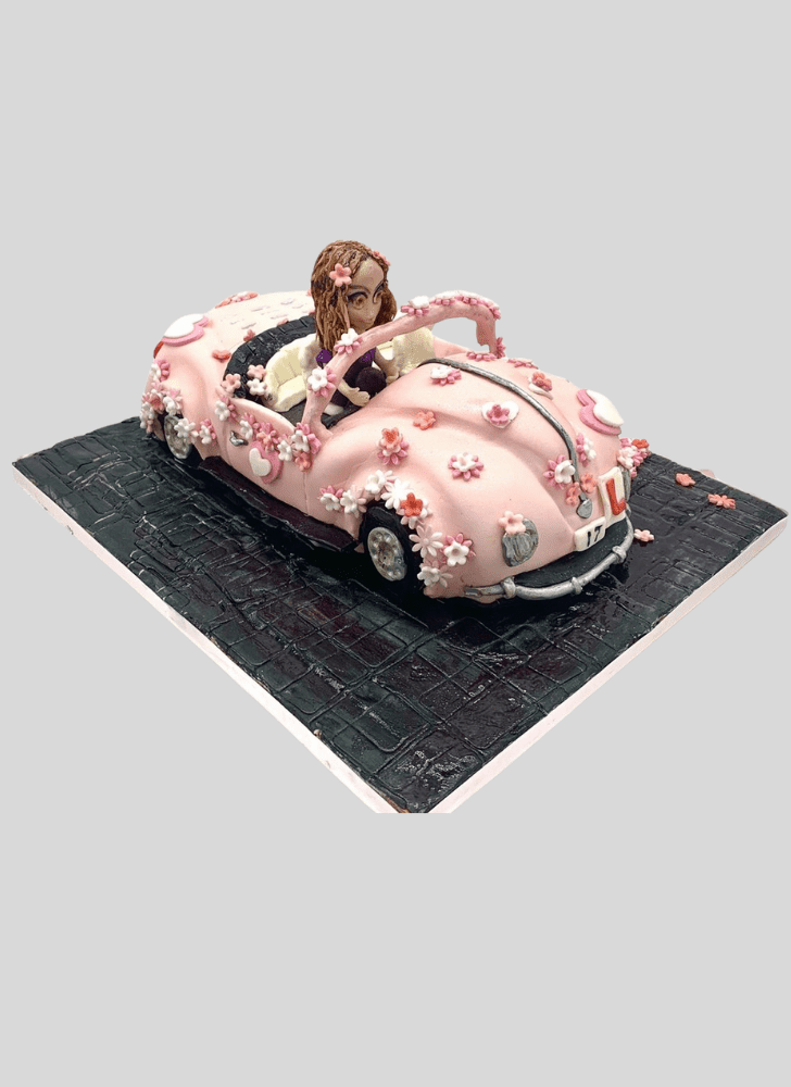 Fine Beetle Car Cake