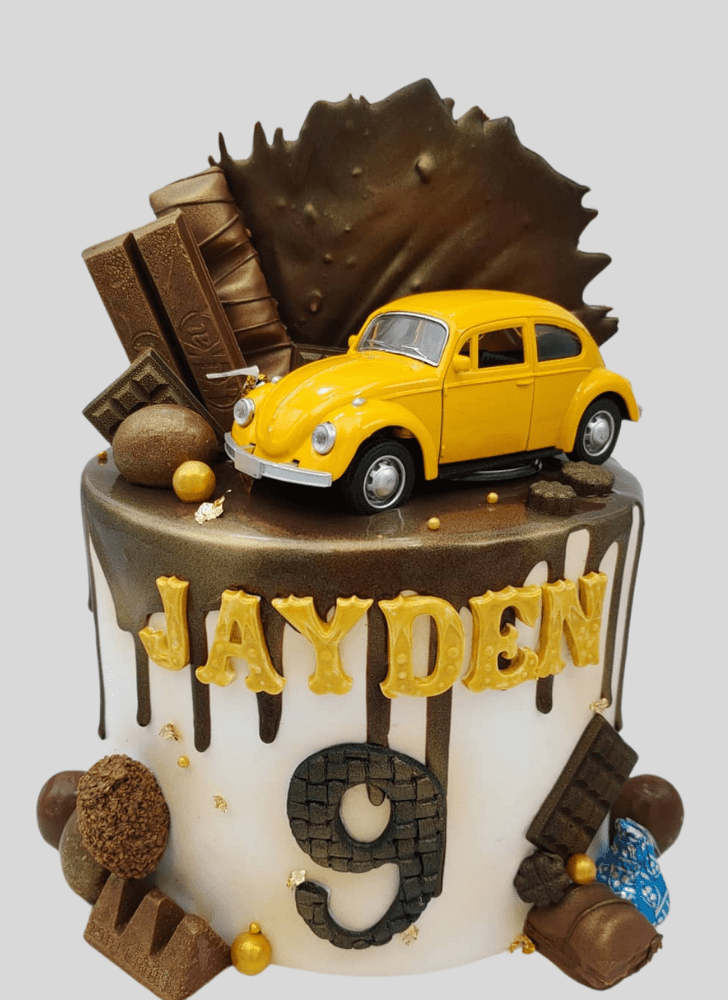 Good Looking Beetle Car Cake