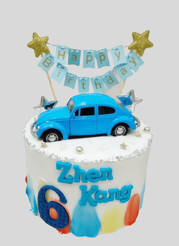 Gorgeous Beetle Car Cake