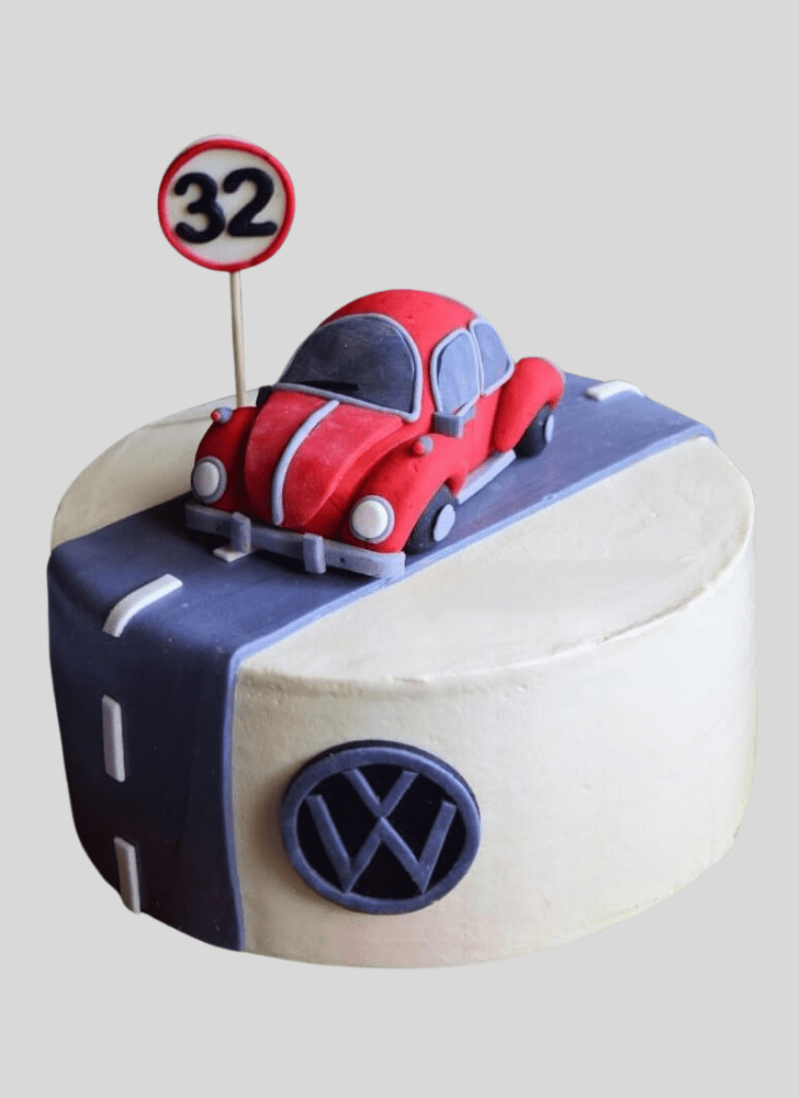 Magnetic Beetle Car Cake