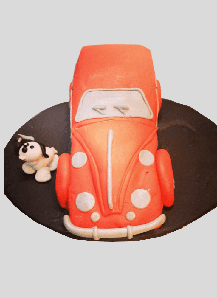 Beetle Carous Beetle Car Cake