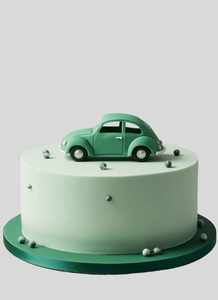 Refined Beetle Car Cake