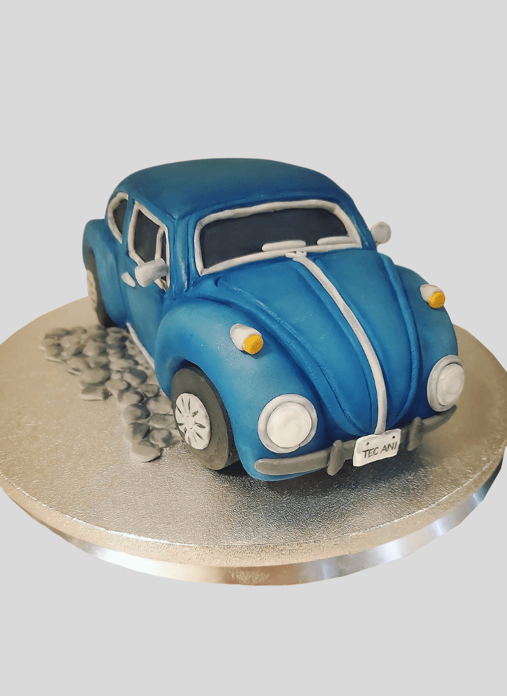 Wonderful Beetle Car Cake Design