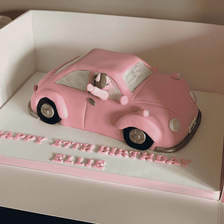 Comely Beetle Car Cake