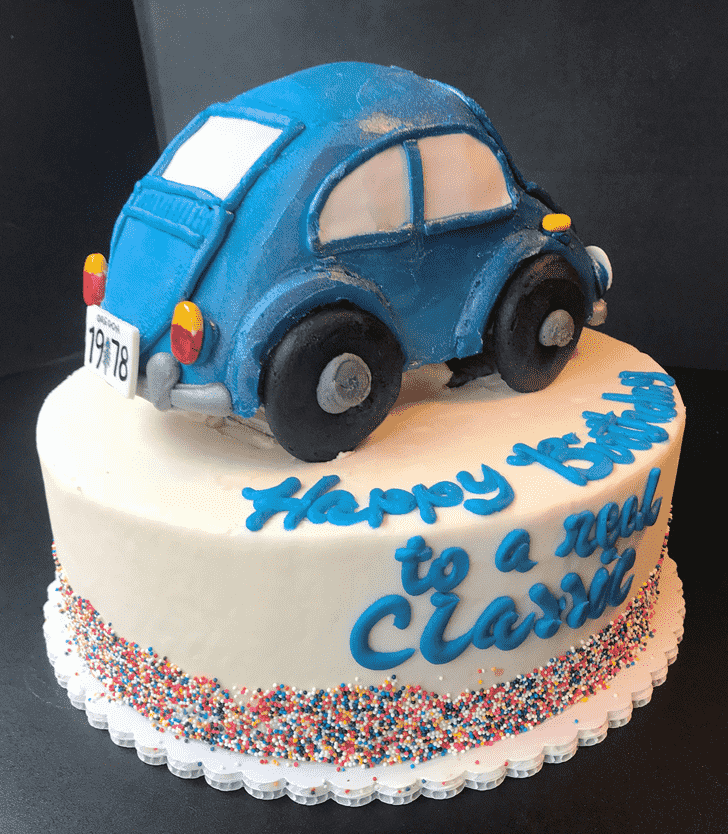 Dazzling Beetle Car Cake